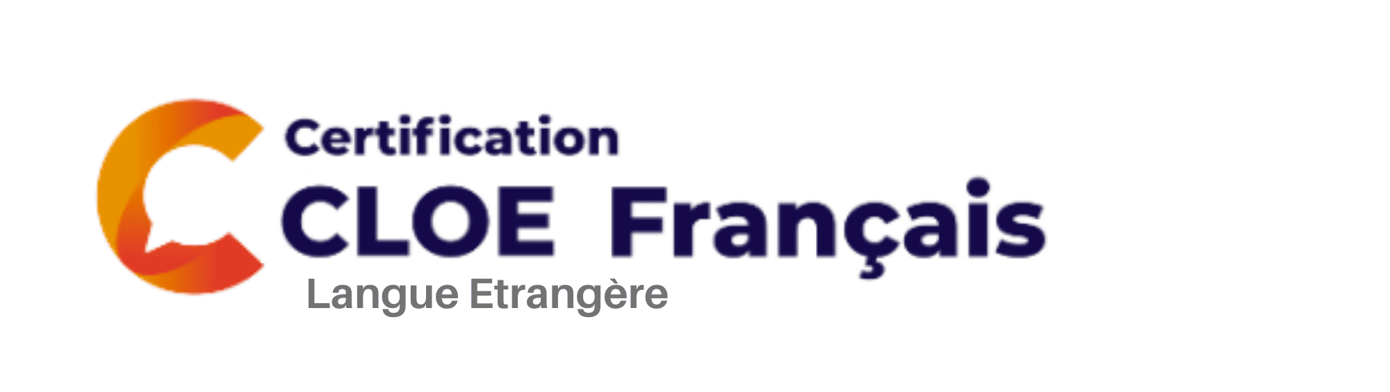 logo de la certification cloe français en langue étrangère (FLE)